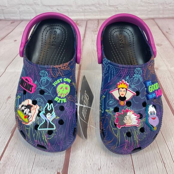 Crocs Classic x Disney Villains Clogs Kids Size 12 (207722-001) - Picture 7 of 10